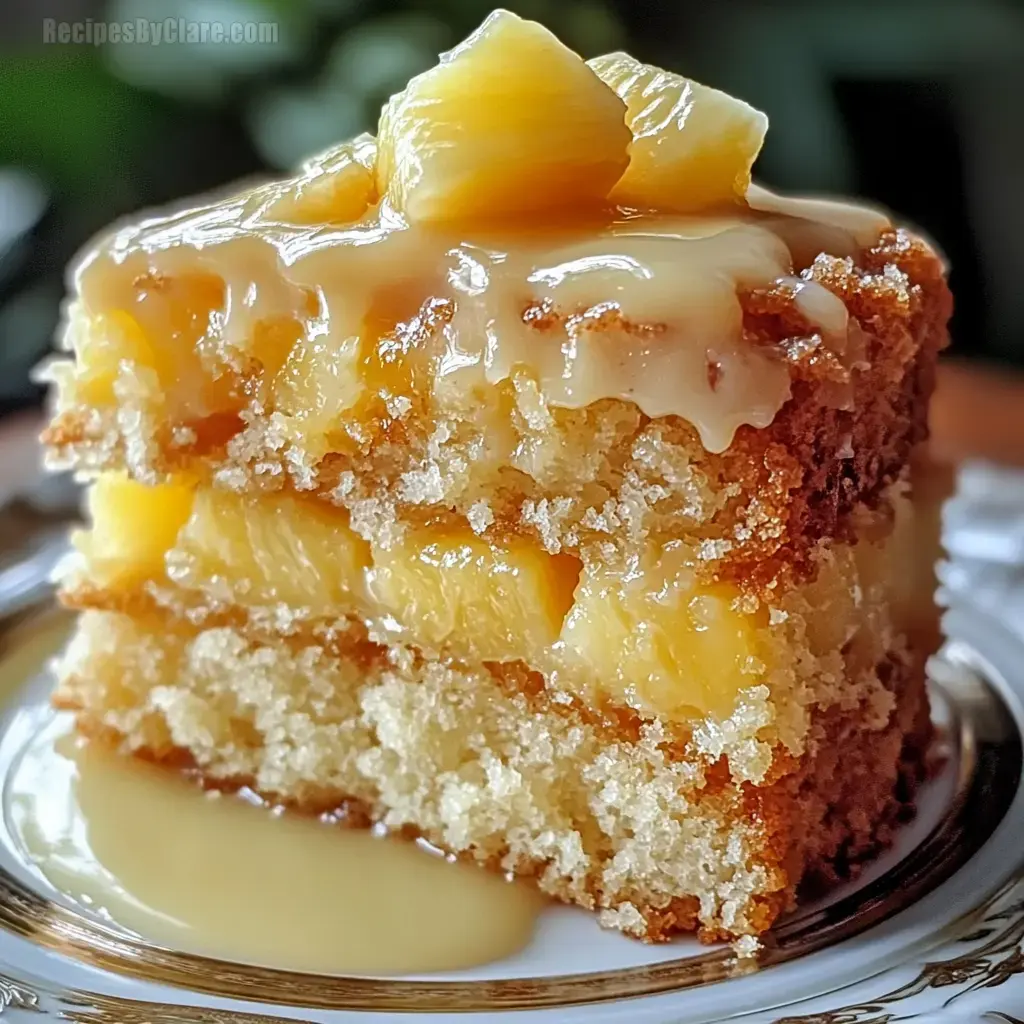 Juicy Pineapple Heaven Cake