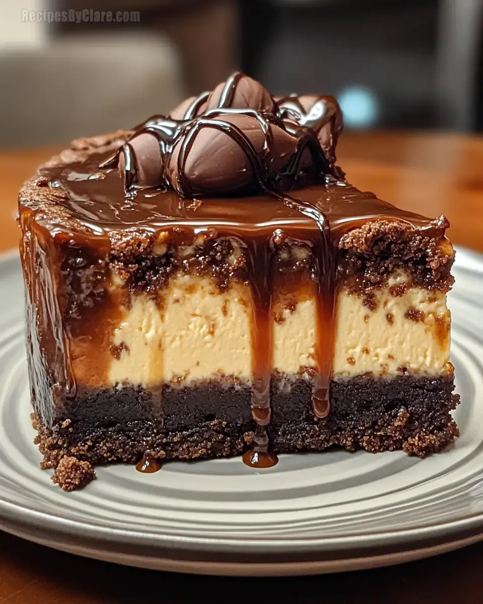 Caramel Brownie Cheesecake