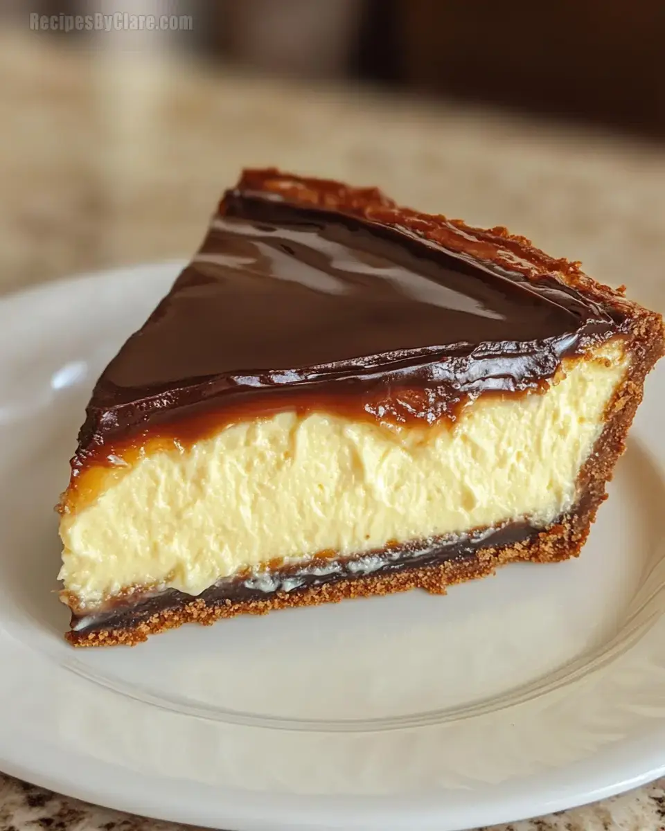 Boston Cream Pie Cheesecake