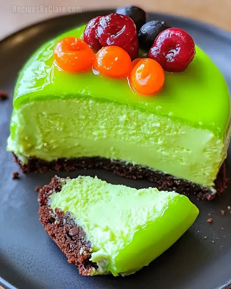 Refreshing Lime Mousse Cheesecake