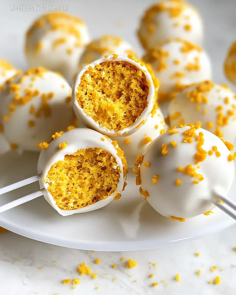 Pumpkin Cake Pops