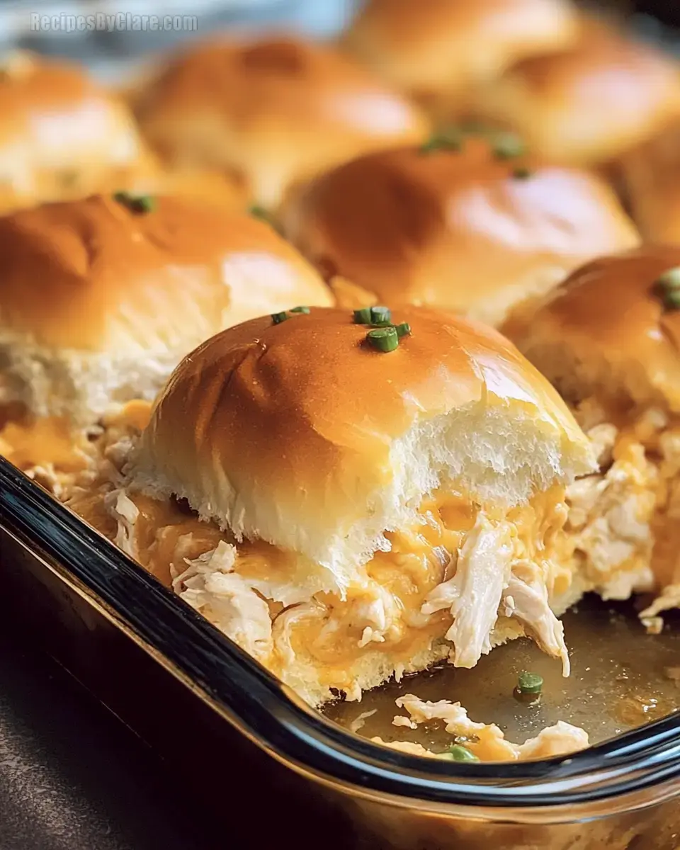 Crack Chicken Sliders Casserole