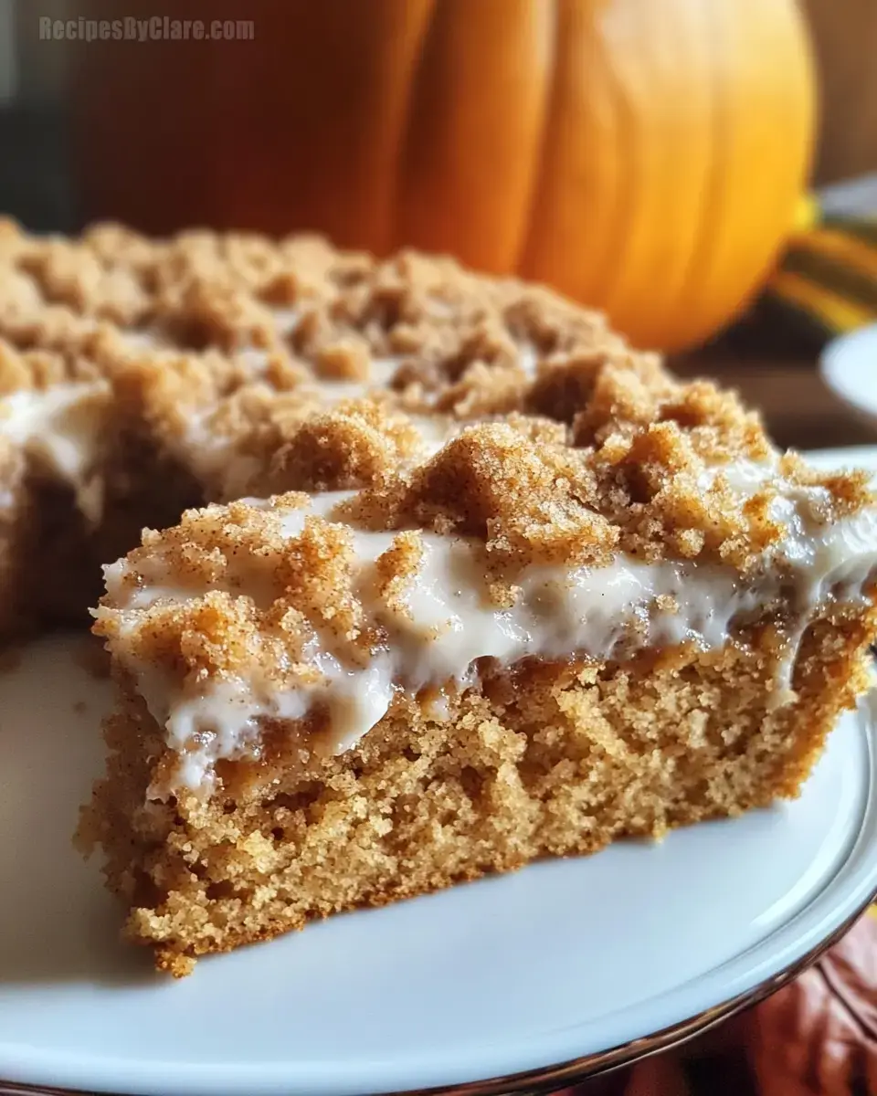 Pumpkin Spice Crumb Cake