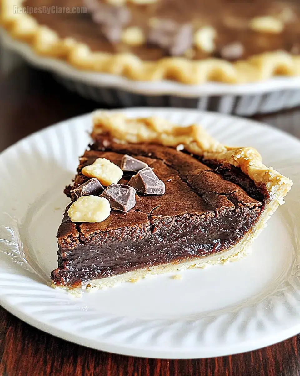 Chocolate Crack Pie