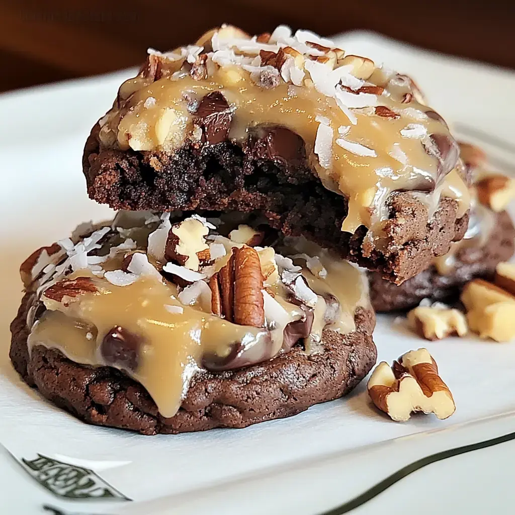 German Chocolate Cookies