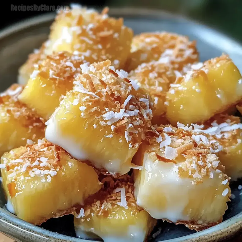 Coconut Pineapple Bites