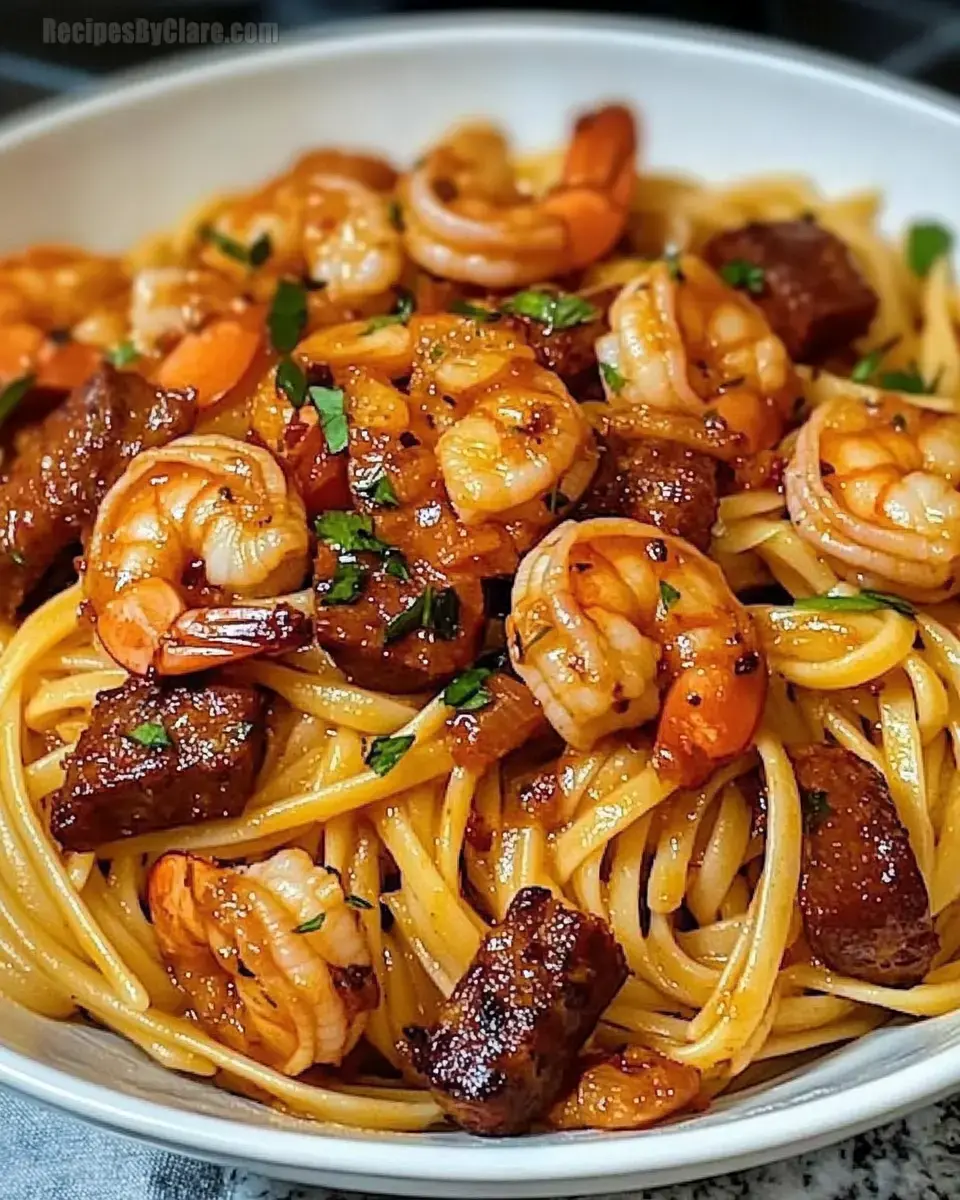 Cajun Shrimp Pasta with Andouille Sausage