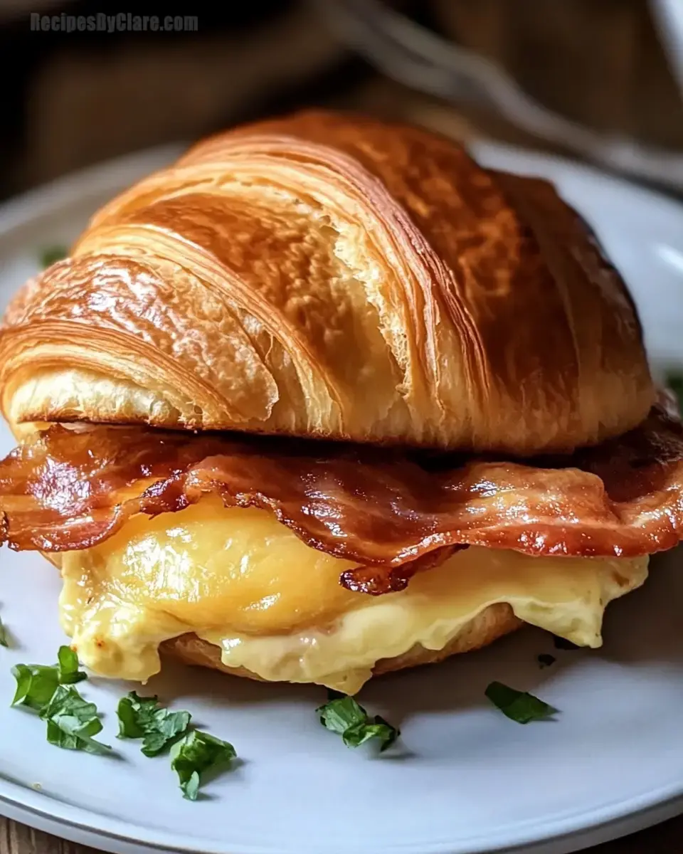 Croissant Breakfast Sandwich