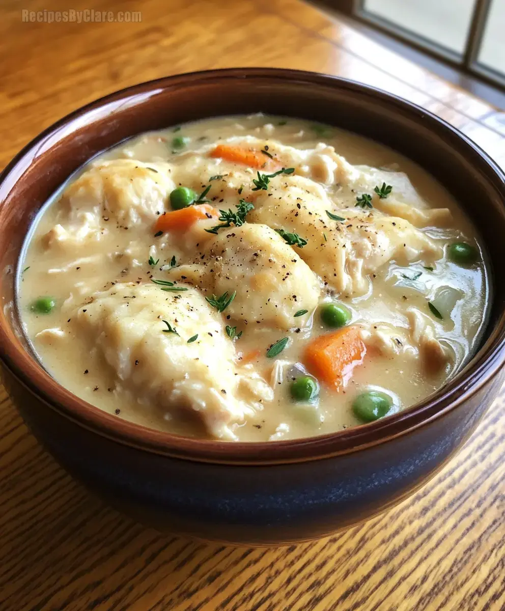 Creamy Chicken and Dumplings Crockpot