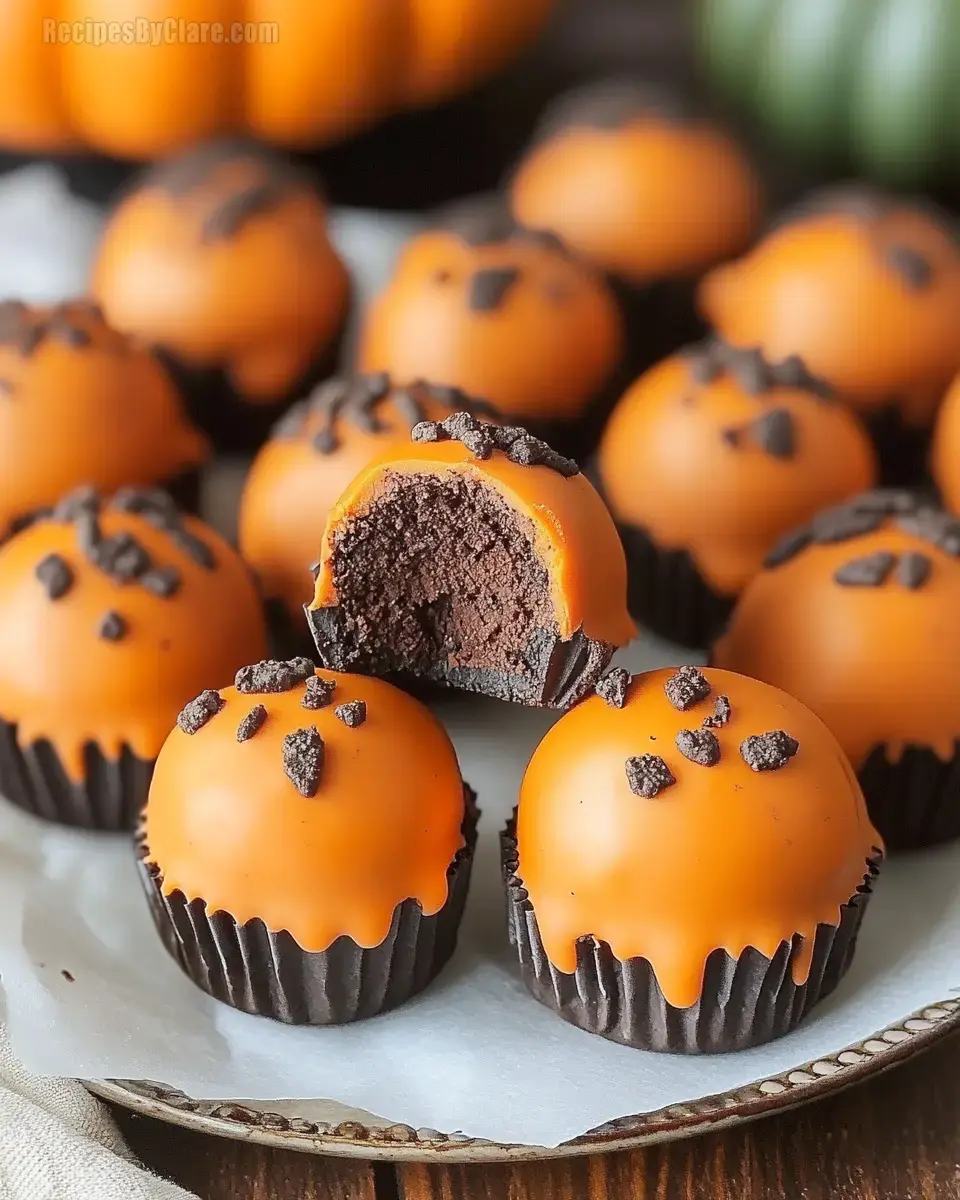 Pumpkin Oreo Balls