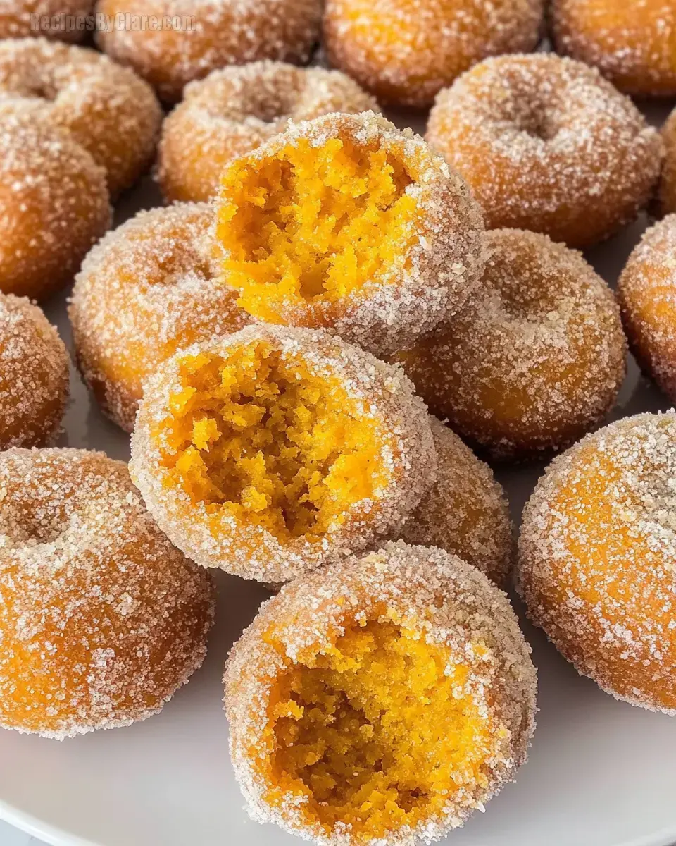 Pumpkin Donut Holes