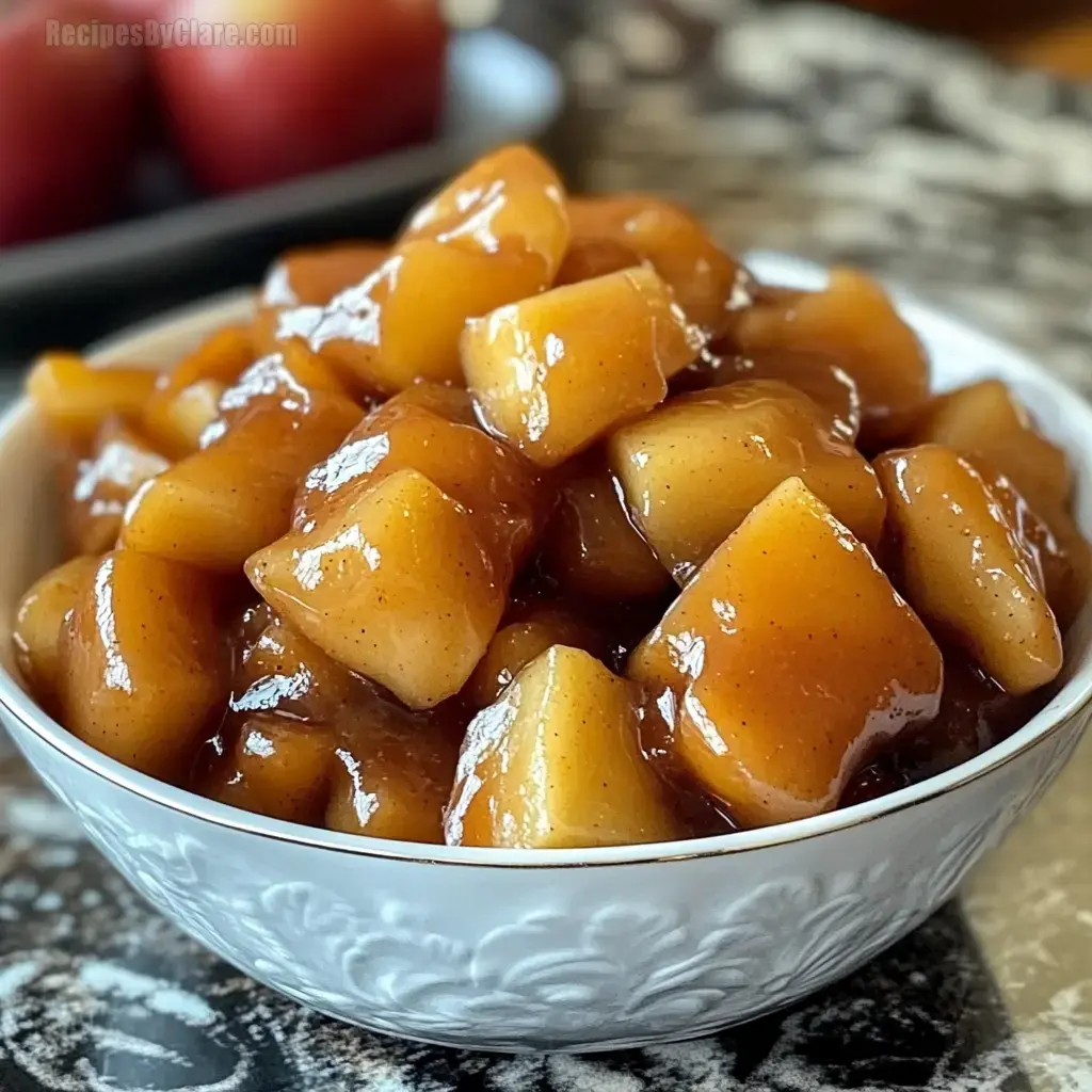 Slow Cooker Cracker Barrel Fried Apples