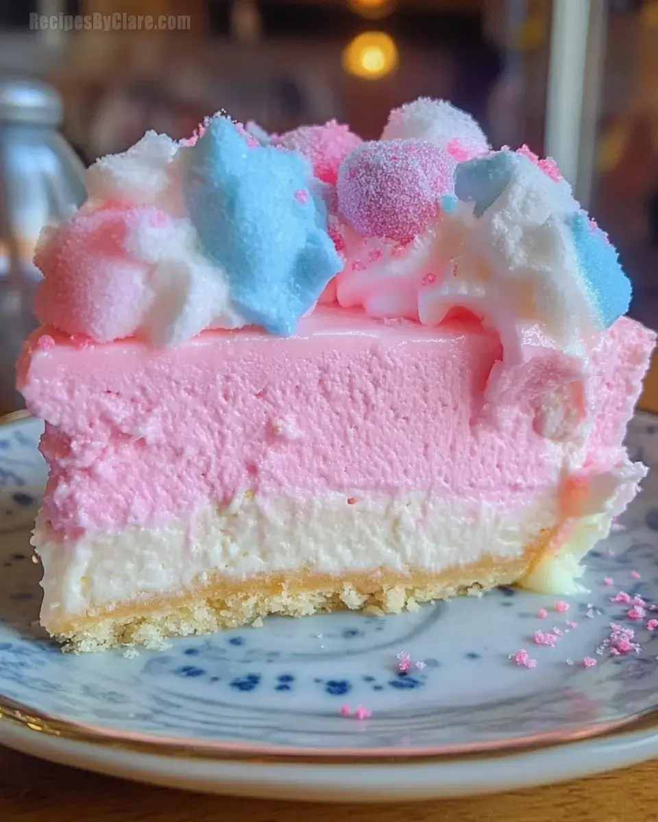 Cotton Candy Cheesecake