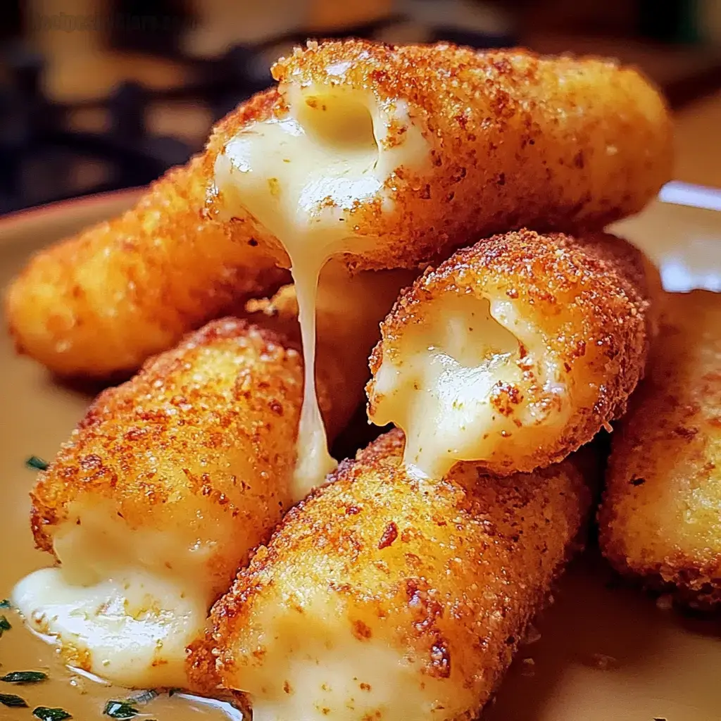 Ooey Gooey Mozzarella Sticks