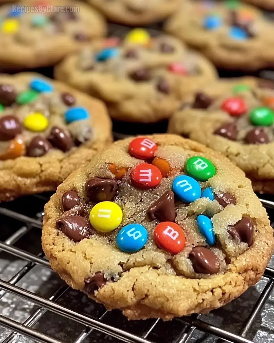 M&M Chocolate Chip Cookies