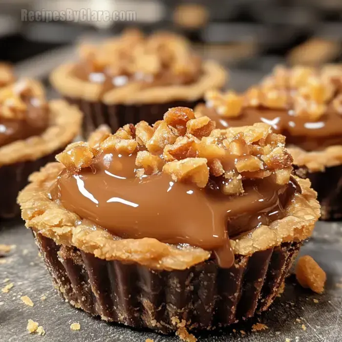 Butterfinger Caramel Crunch Mini Pies