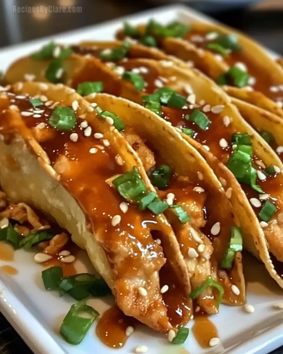 Chicken Wonton Tacos