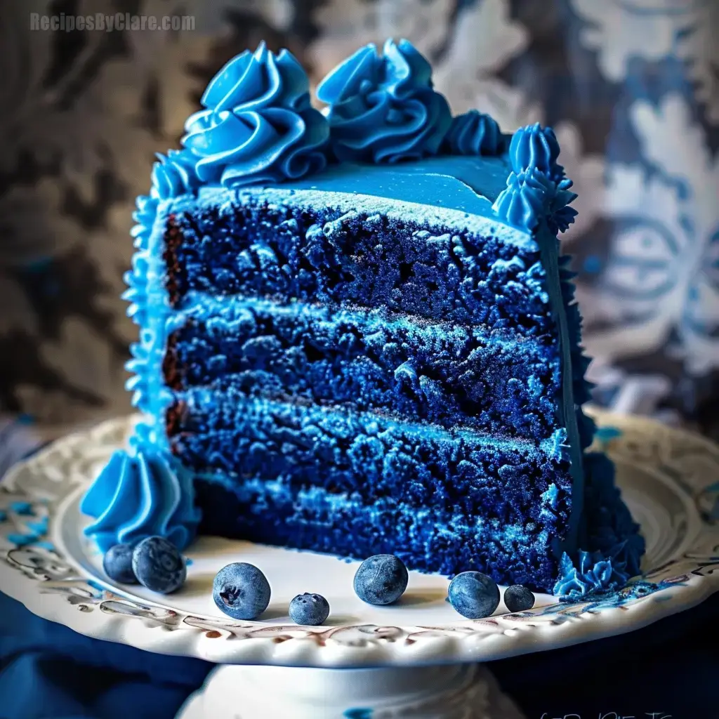 Divine Blue Velvet Cake