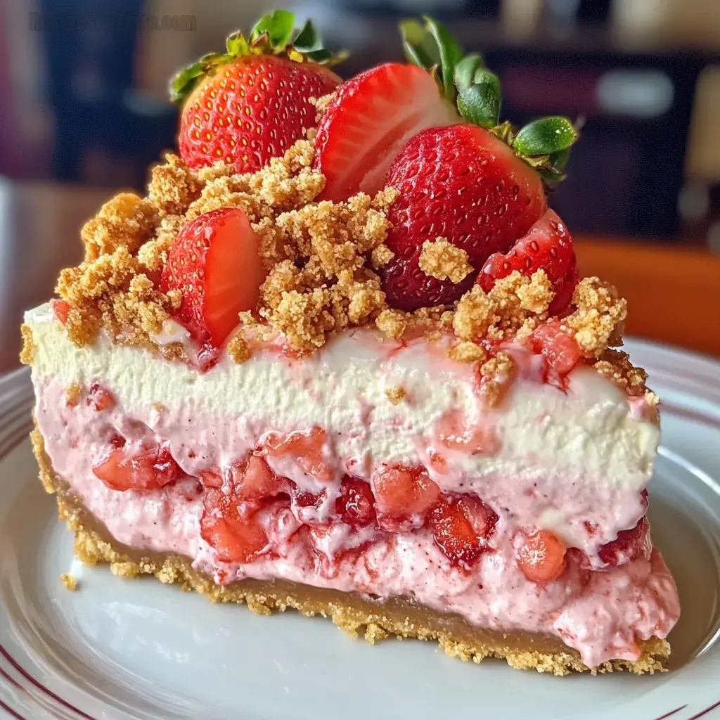 Strawberry Crunch Cheesecake