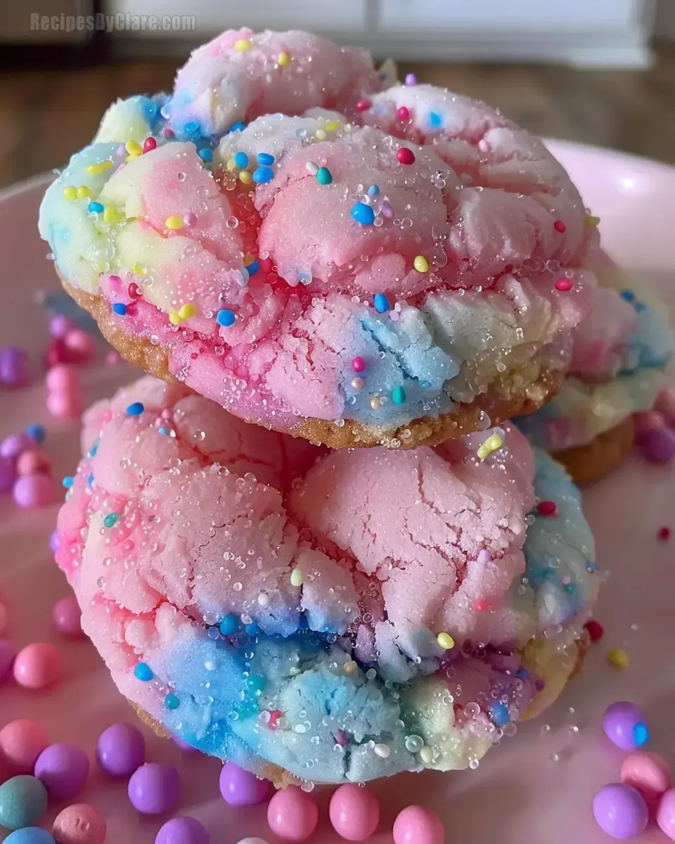 Cotton Candy Cookies