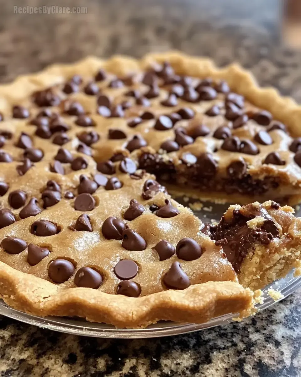 Chocolate Chip Cookie Pie