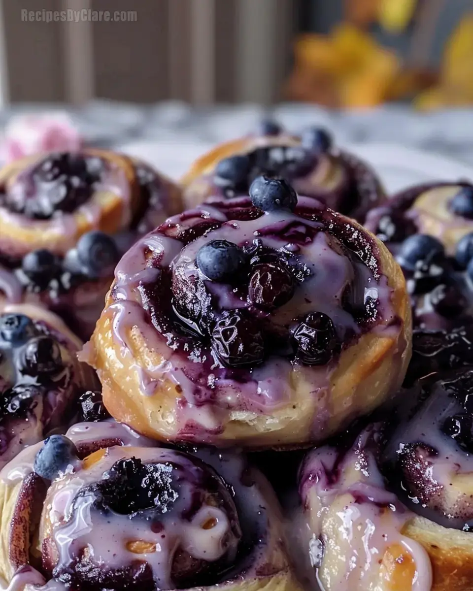 Blueberry Cinnamon Rolls