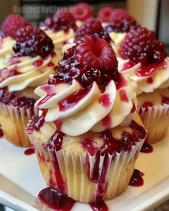 Raspberry Cheesecake Cupcakes