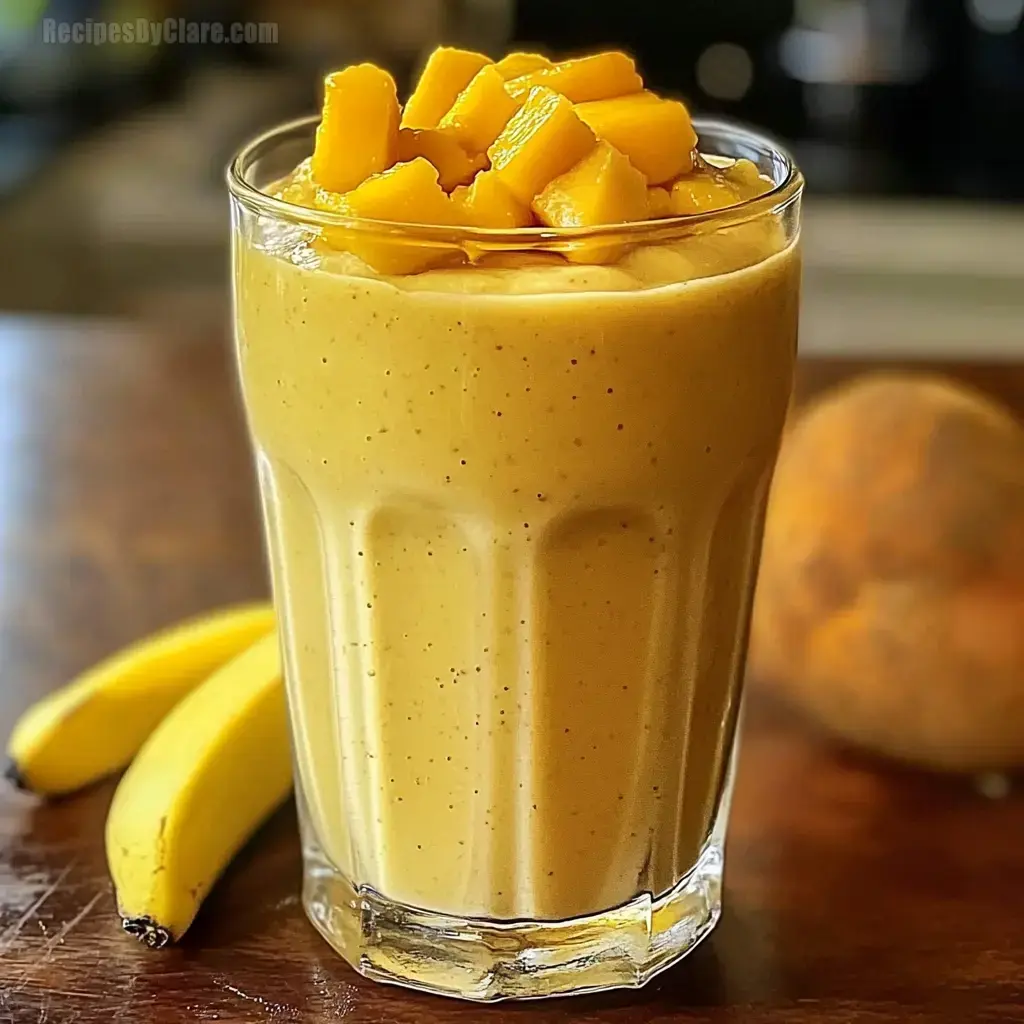 Mango Orange Banana Smoothie