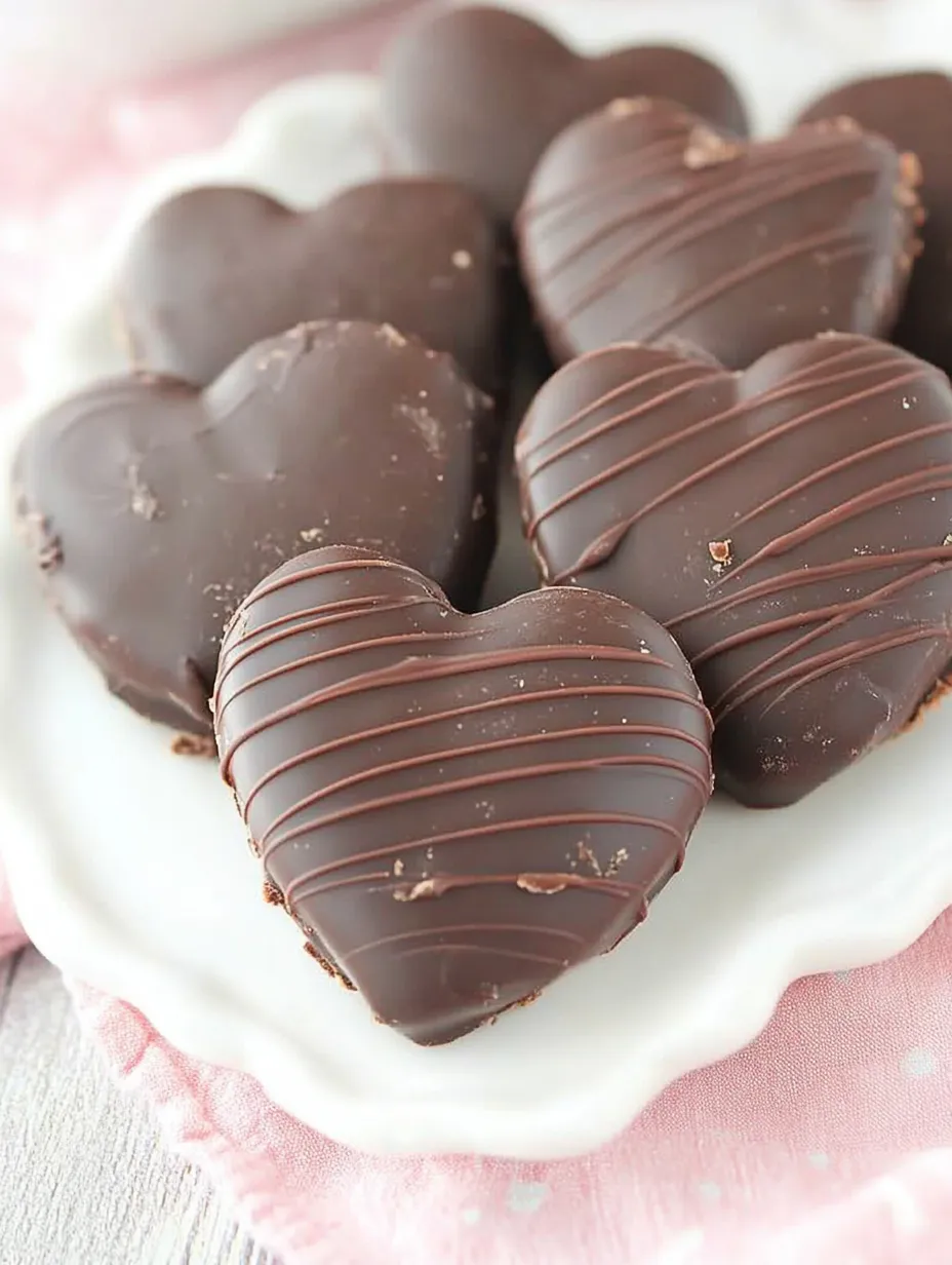 Easy Homemade Chocolate Peanut Butter Hearts