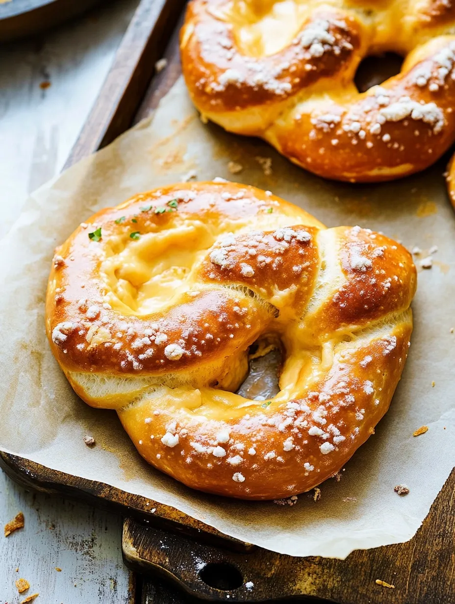 Cheese Stuffed Pretzels Recipe