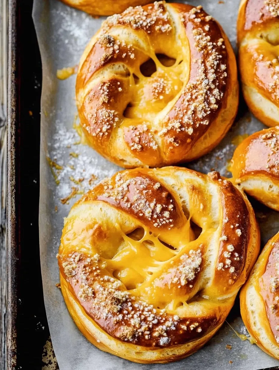 Easy Cheese Stuffed Pretzel