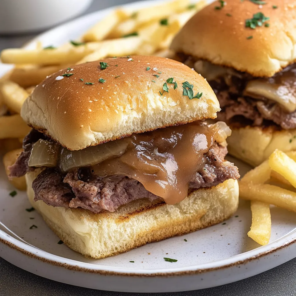 French Dip Sliders Recipe