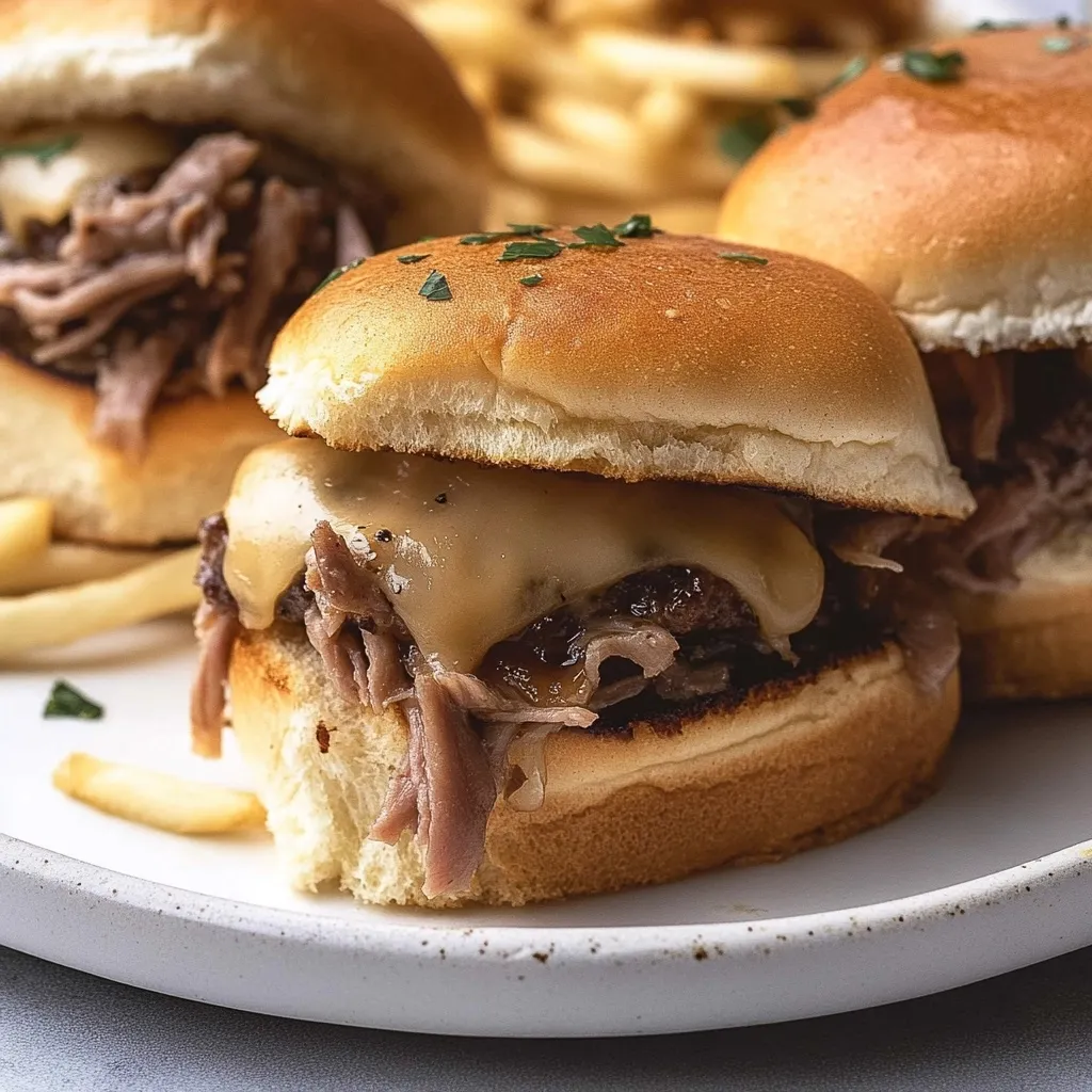 Easy French Dip Sliders