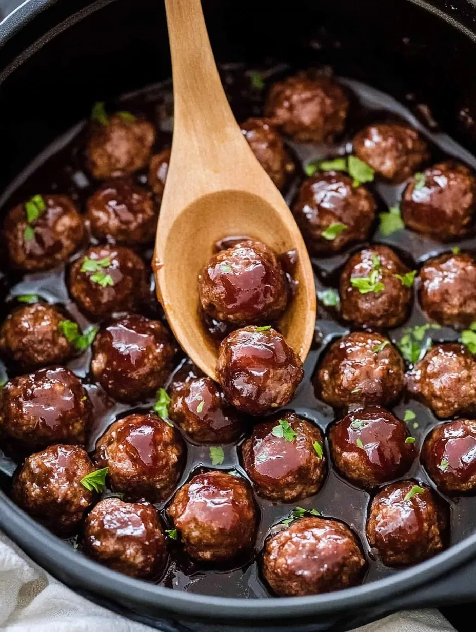 Easy Grape Jelly Meatballs