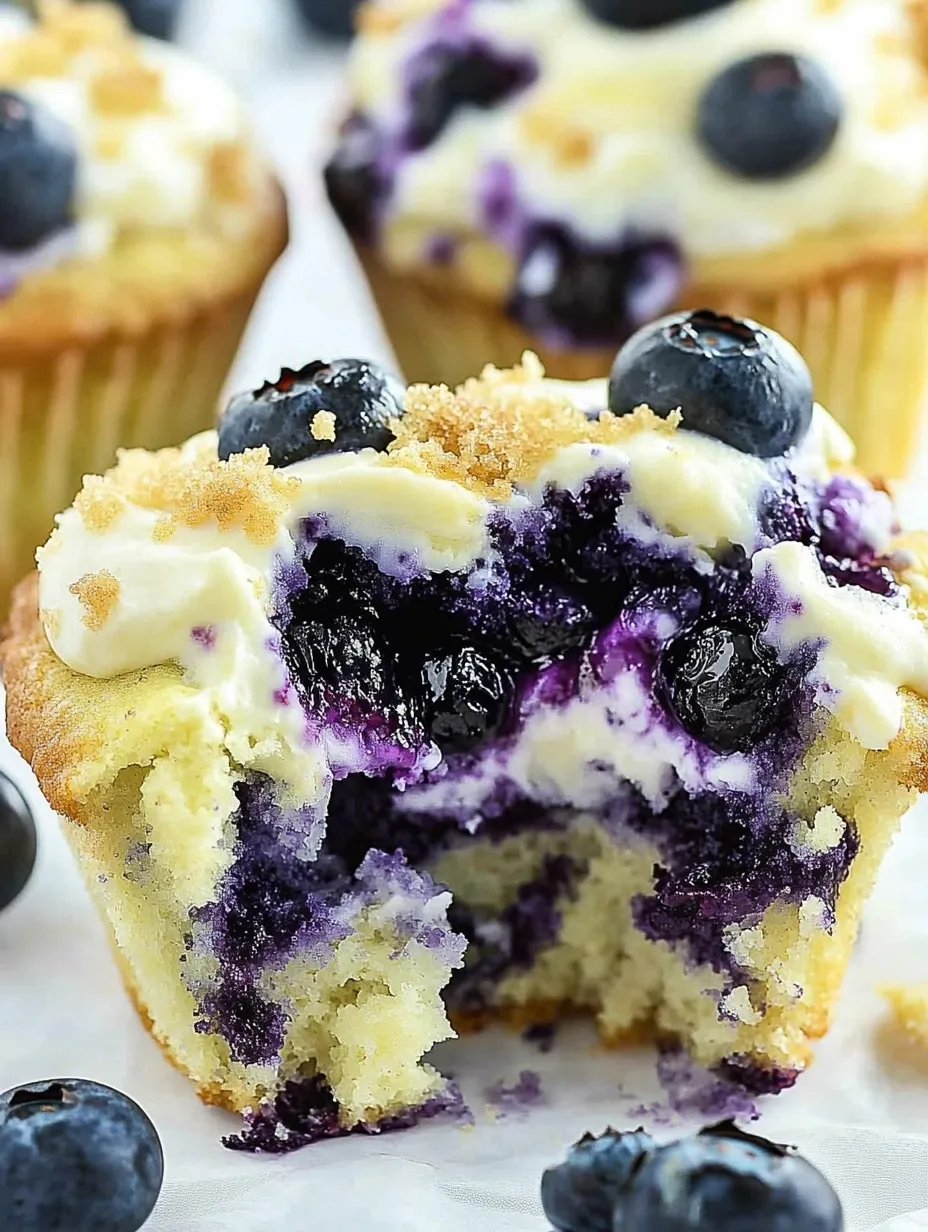 Blueberry Cream Cheese Muffins Recipe