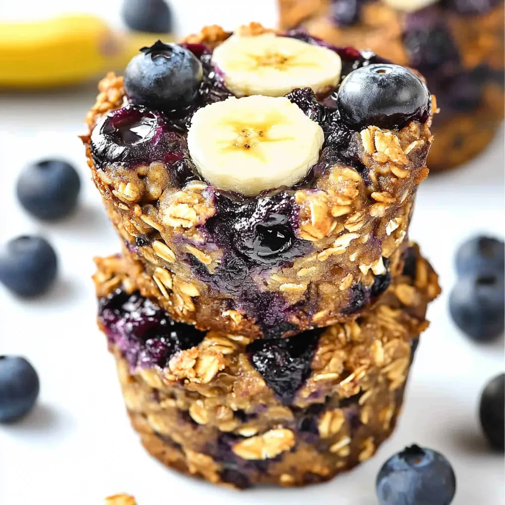 Blueberry Banana Beaked Oatmeal Cups Recipe