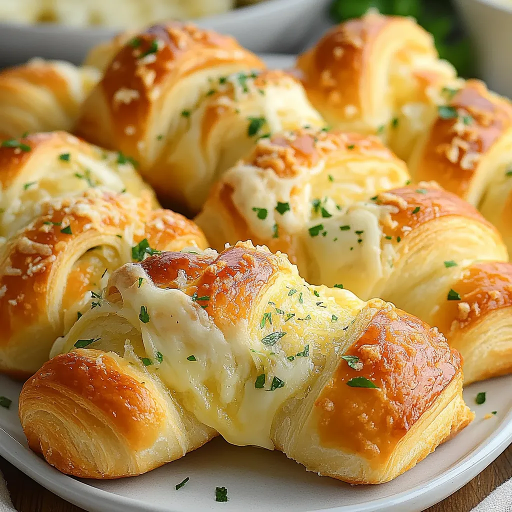 Cheesy Garlic Crescent Rolls