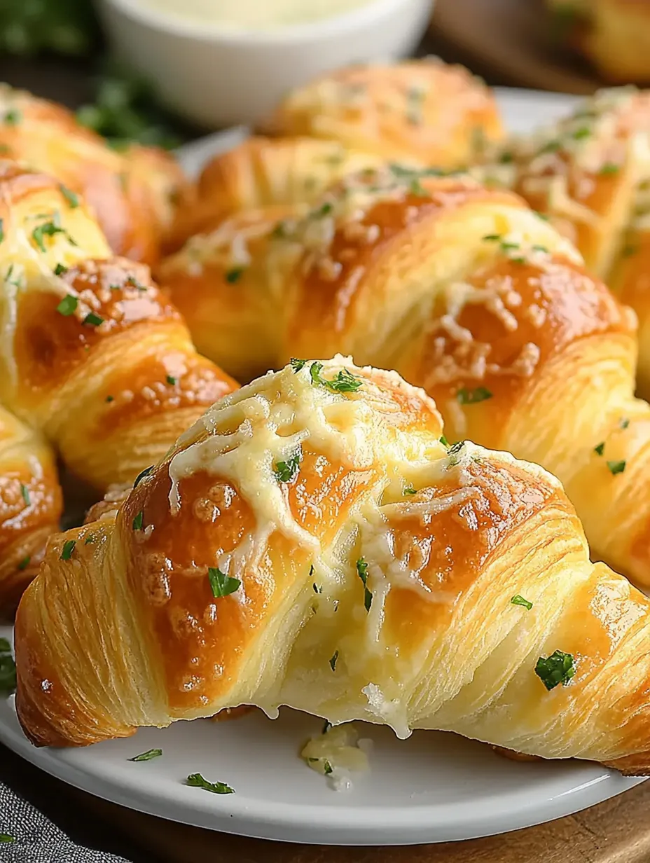 cheesy garlic crescent rolls Recipe