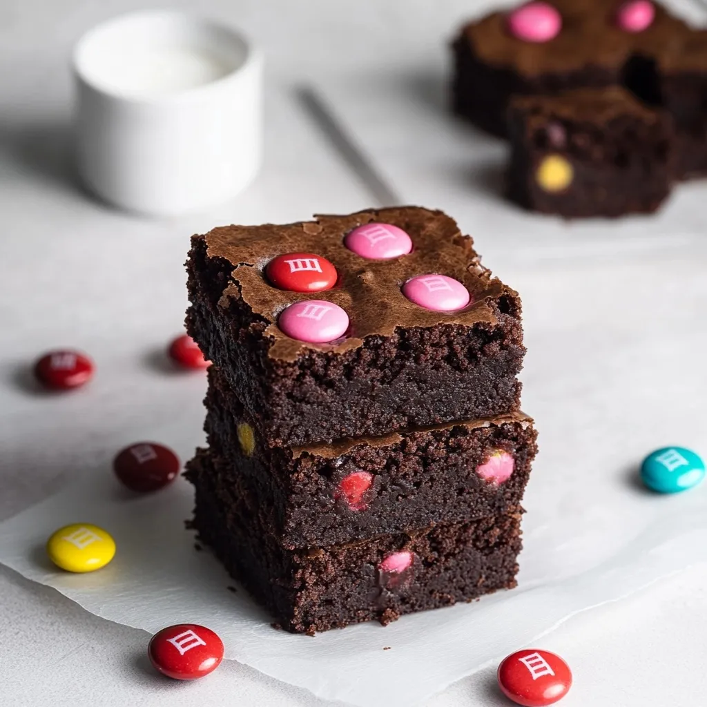 M&M’s Brownies Recipe