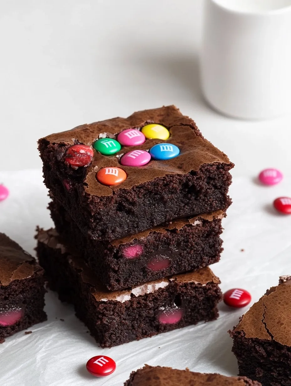 Easy M&M’s Brownies Recipe