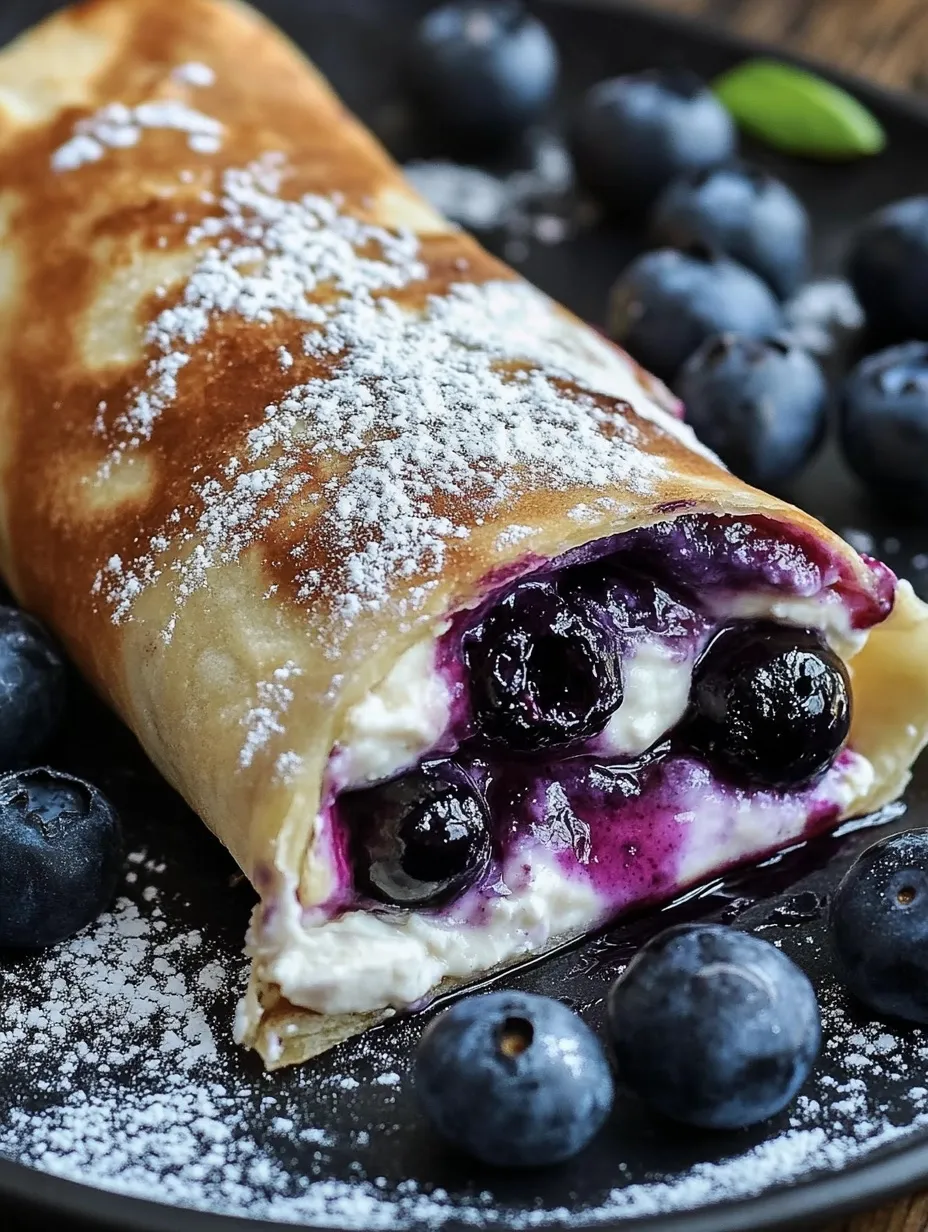 Blueberry Cheesecake Chimichangas Recipe