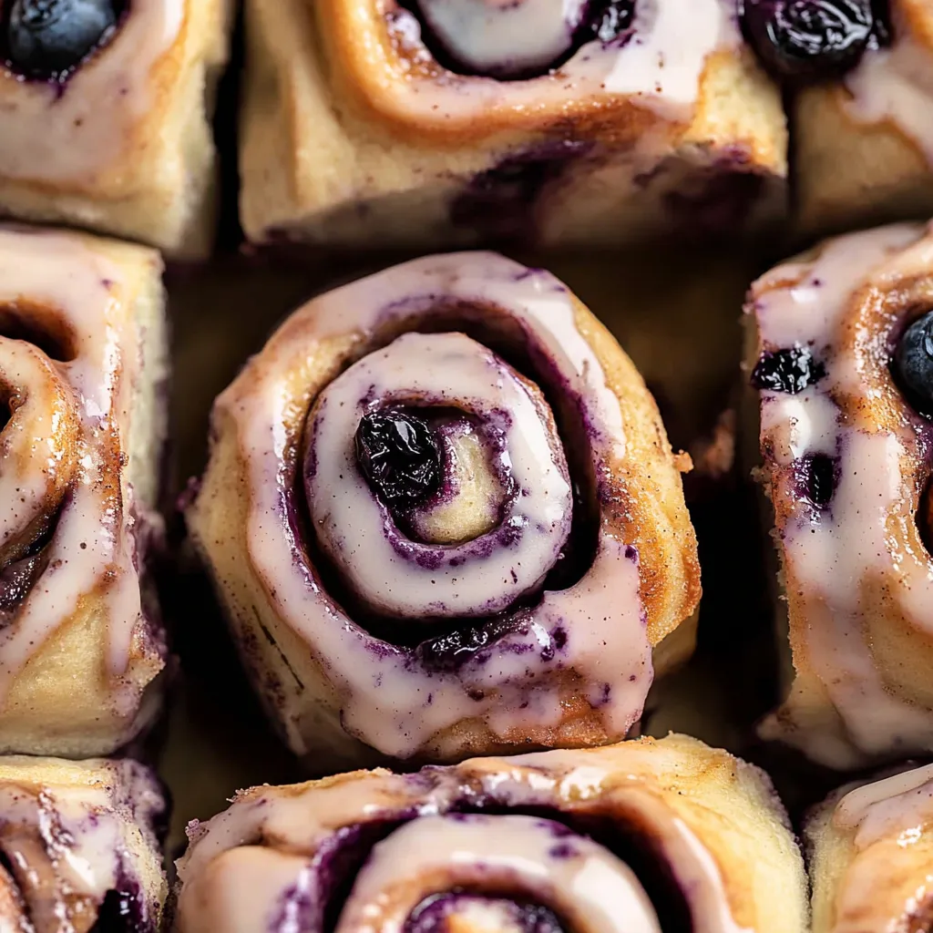 Blueberry Cinnamon Rolls