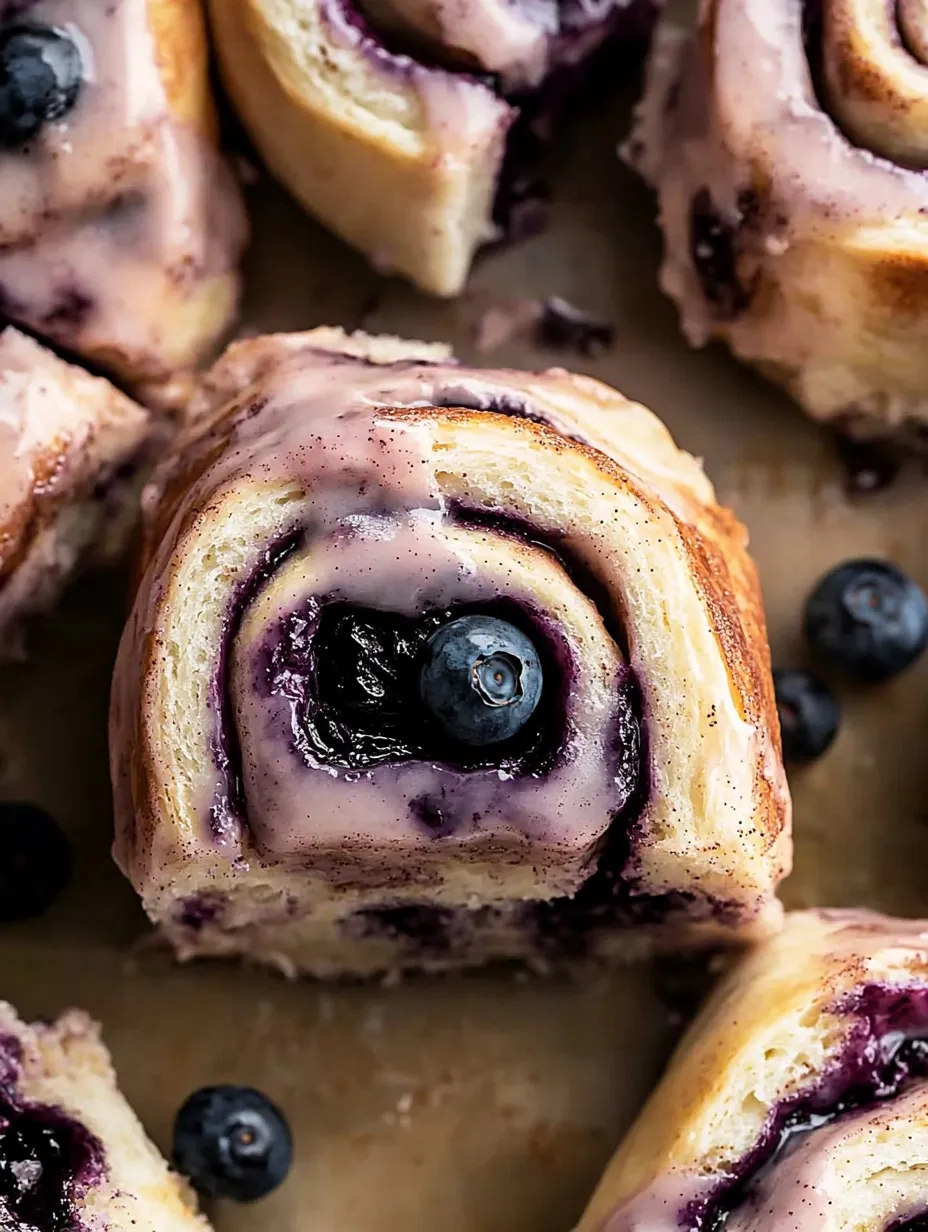 Blueberry Cinnamon Rolls Recipe