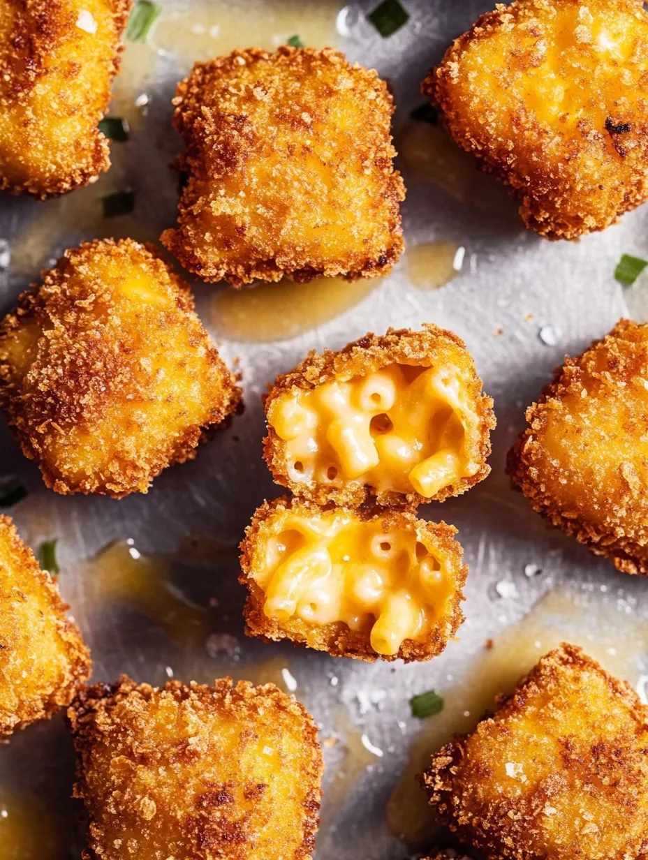 Crispy Fried Homemade Mac and Cheese Bites Recipe