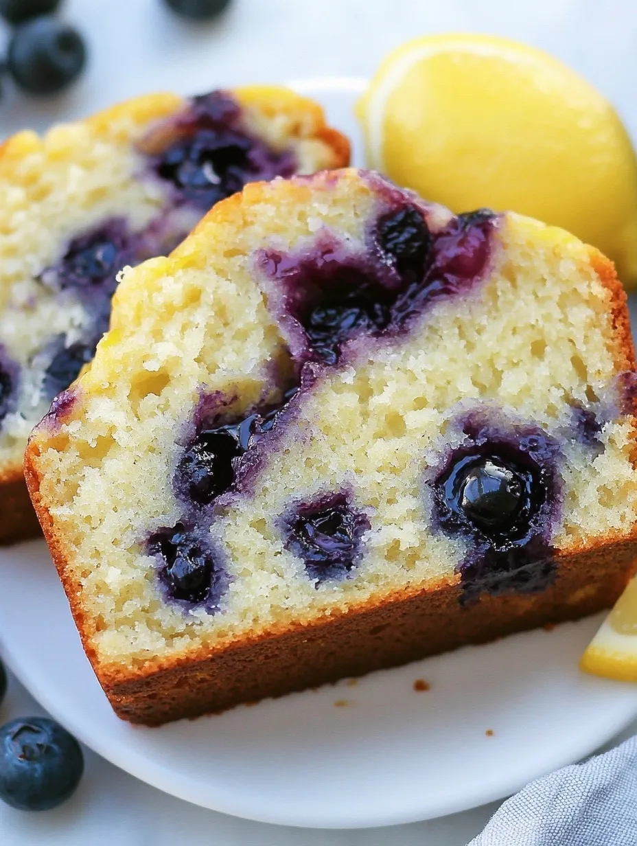 Easy Lemon Blueberry Bread