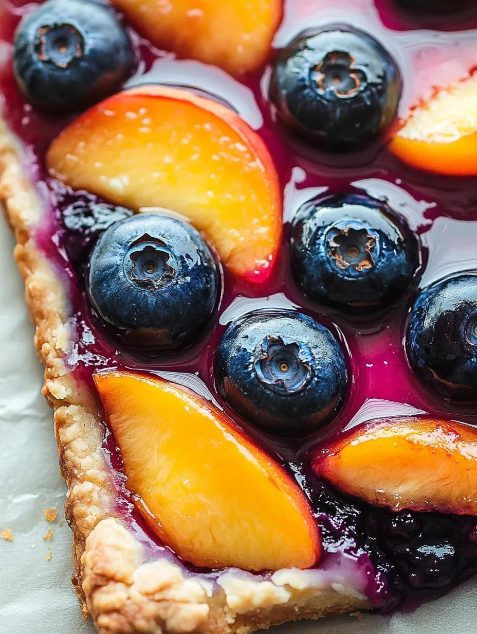 Blueberry Peach Tart Recipe