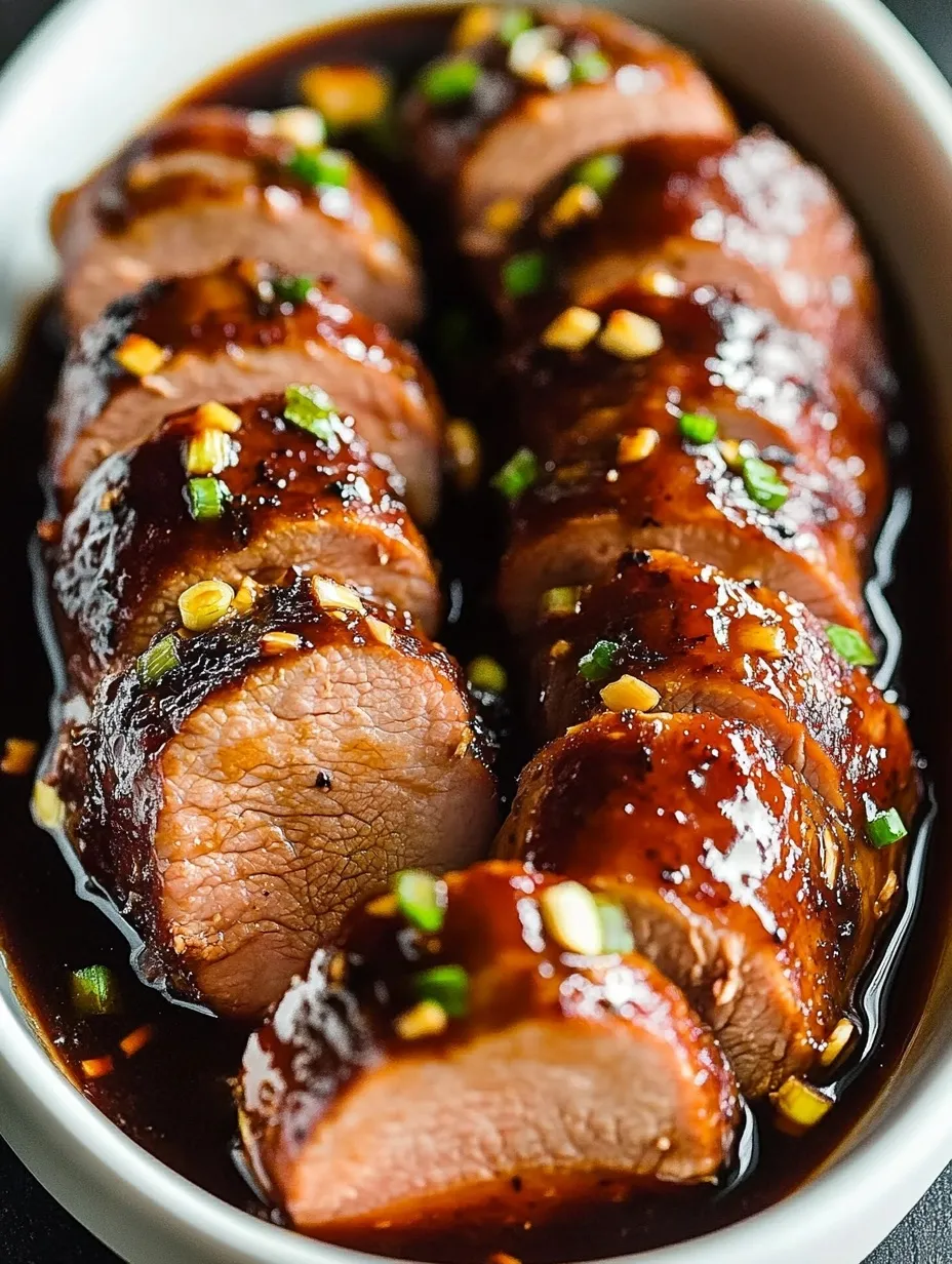 Honey Garlic Pork Tenderloin Recipe