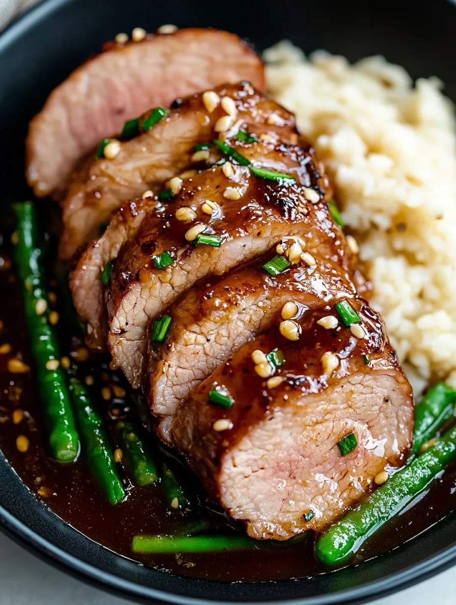 Easy Honey Garlic Pork Tenderloin