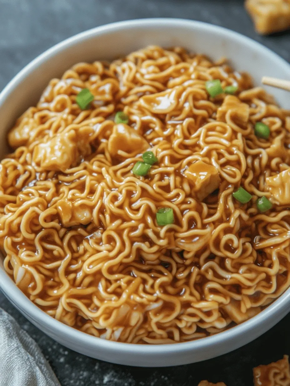 Easy Saucy Ramen Noodles Recipe