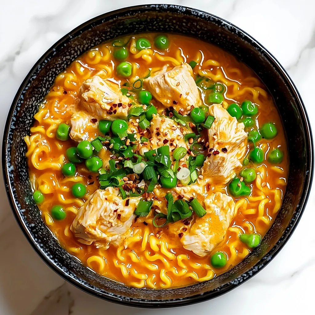 Cheesy Chicken Ramen